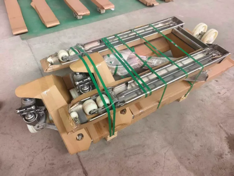 Kelebihan Pengukuhan Rusuk untuk Lori Pallet Manual Keluli Tahan Karat