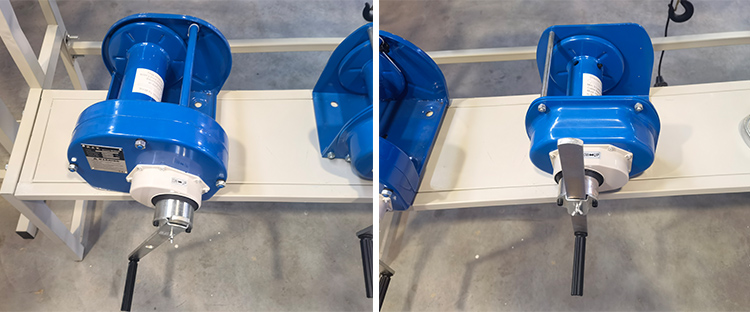 Heavy duty self locking hand winch